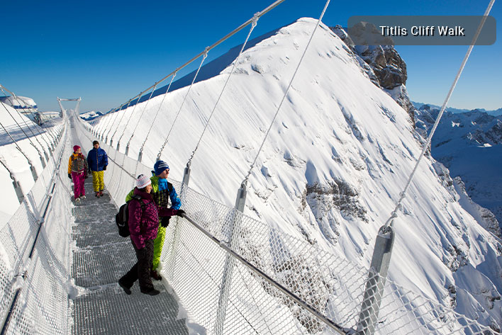 itinerary titlis cliff walk