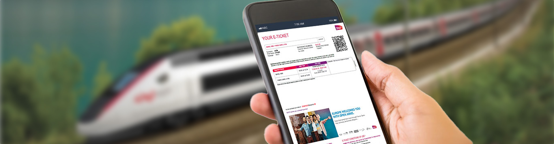 Book tickets online