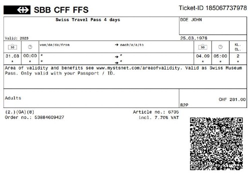 swiss travel pass in geneva