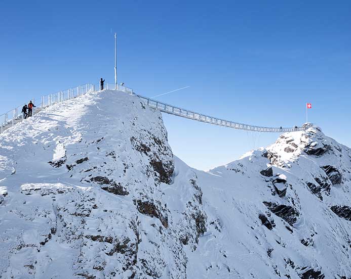 glacier 3000 peak walk