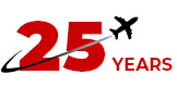 25+ years logo Swisstours